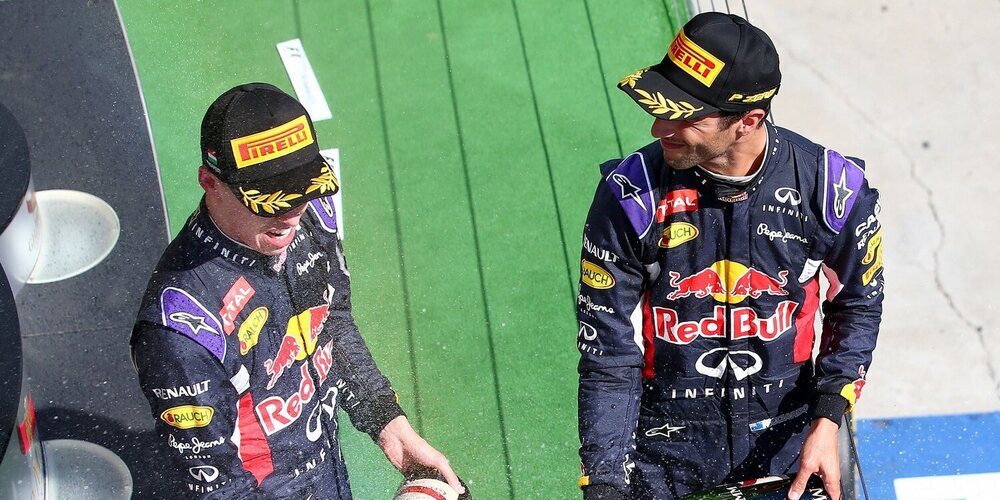 Kvyat, sobre Ricciardo: "Ha sido un rival muy fuerte, creo que me llevó al límite"