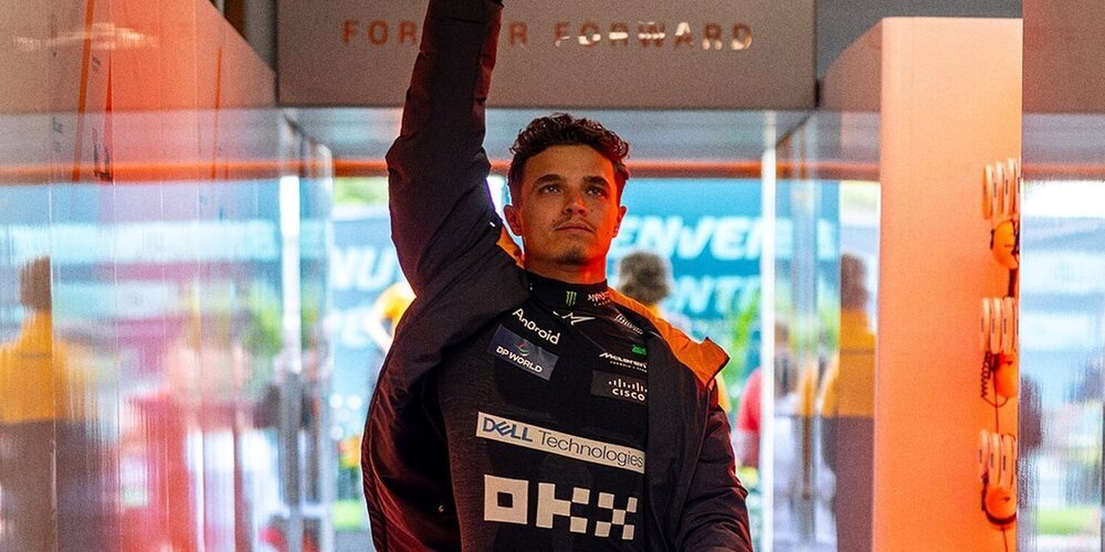 Lando Norris, sometido a mucha presión: "Apenas como y bebo los domingos de carrera"