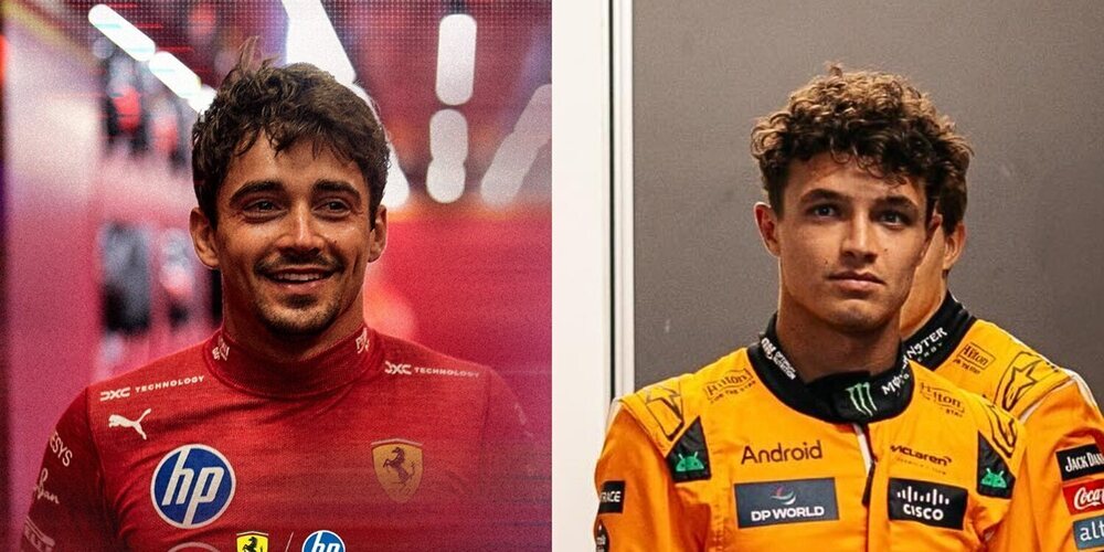 Leclerc y Norris dominan con supremacía las dos primeras sesiones de Libres en Singapur