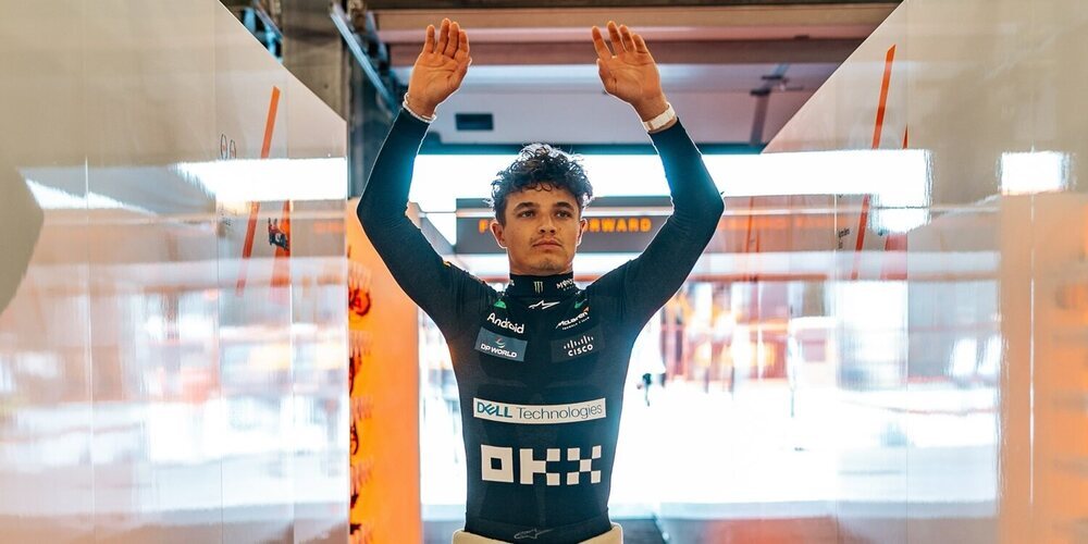 Lando Norris: "¡Un comienzo positivo del fin de semana en condiciones difíciles!