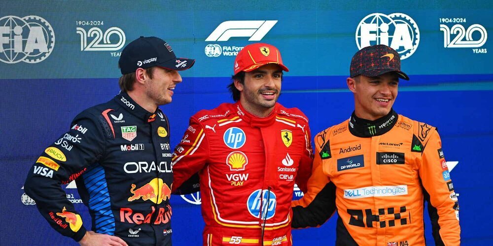 Carlos Sainz sacó el máximo de su Ferrari para hacerse con la pole en México