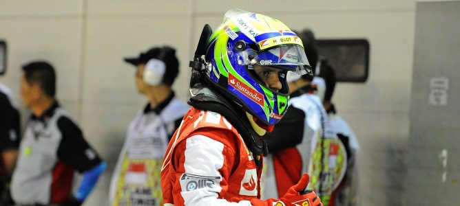 Felipe Massa tras la clasificación en Singapur