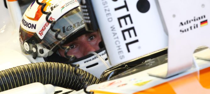 Adrian Sutil en su Force India