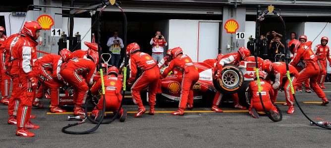 Ferrari logró en 2013 la media más rápida en las paradas en boxes: 2,78 segundos