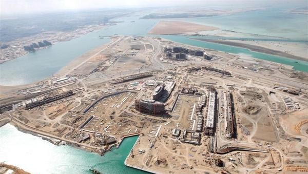 Las obras marchan bien en Abu Dhabi