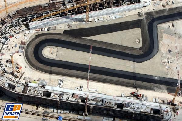 Las obras marchan bien en Abu Dhabi