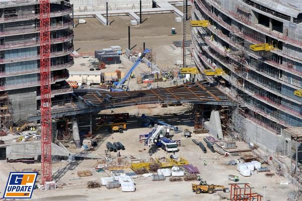 Las obras marchan bien en Abu Dhabi