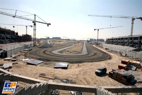 Las obras marchan bien en Abu Dhabi