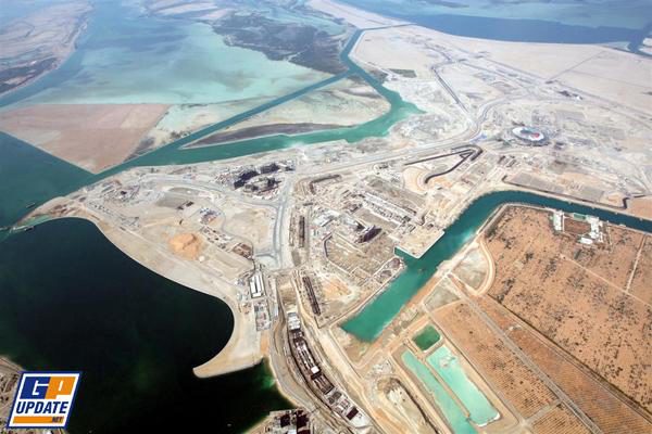 Las obras marchan bien en Abu Dhabi