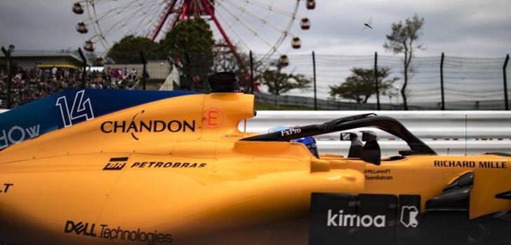 Alonso pilota el MCL33 en Suzuka