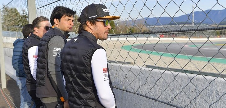 Sainz, Alonso en Test2 2019