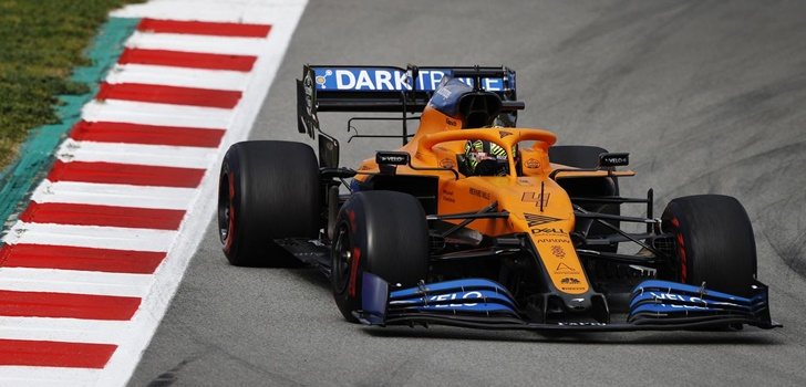 Lando Norris en el Circuit Barcelona- Catalunya