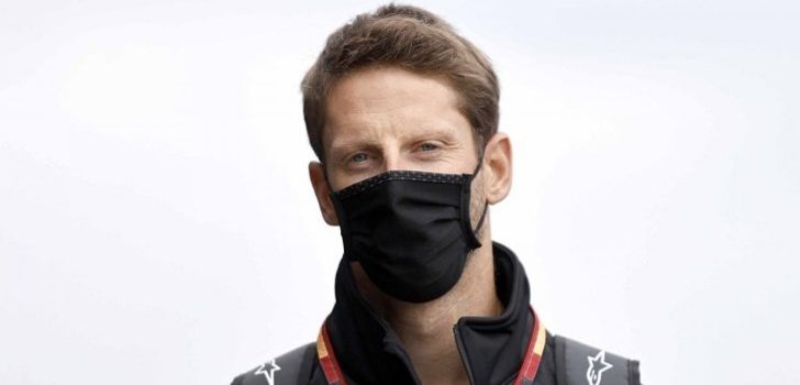 Grosjean, en Silverstone