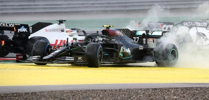 Accidente de Bottas en Turquía 2020