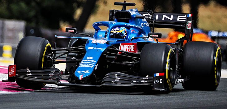 Fernando Alonso tiene buenas sensaciones en la carrera de Francia