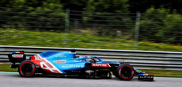 Buen comienzo de GP para Alpine en Austria