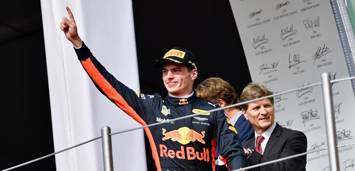 Verstappen celebra su primer triunfo en México