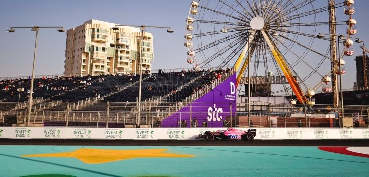 Ocon, en la Qualy de Jeddah