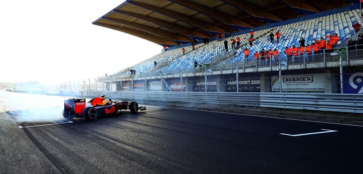 Red Bull, en el trazado de Zandvoort