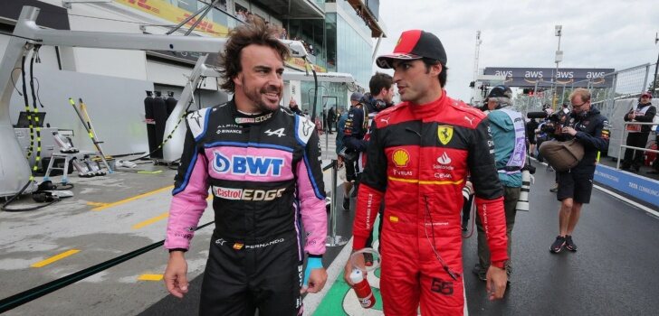 Sainz y Alonso, juntos