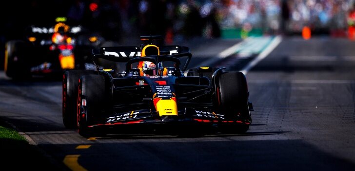 Verstappen, en los Libres 1 de Melbourne