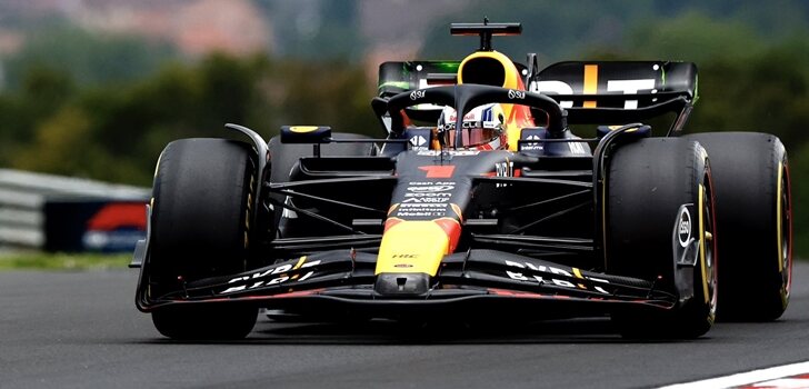 Verstappen, en los Libres del GP de Hungría 2023 de F1