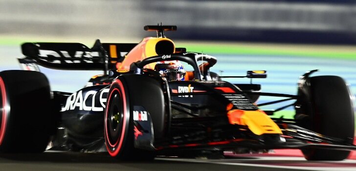 Max Verstappen durante la Qualy del GP de Qatar)