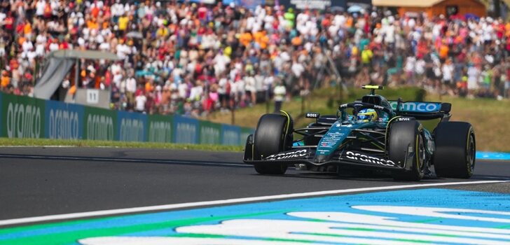 Alonso, en el GP de Hungría 2024