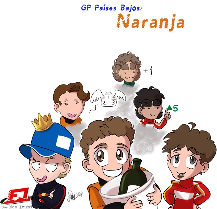 Los Chibis (396): Naranja