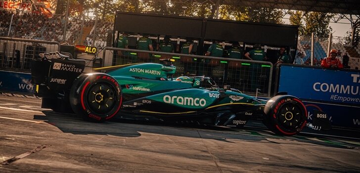 Alonso, en los Libres de Monza