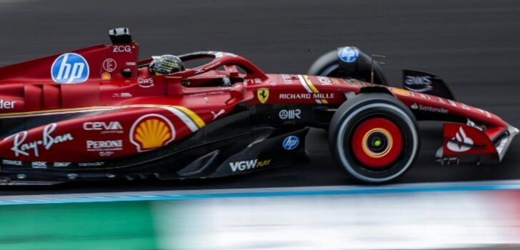 Charles Leclerc encara la victoria en el GP de Italia