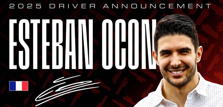 Haas anuncia el fichaje de Esteban Ocon