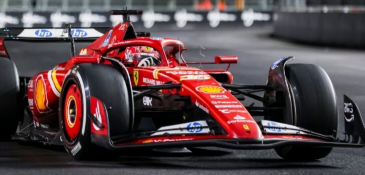 Charles Leclerc en el GP de Las Vegas