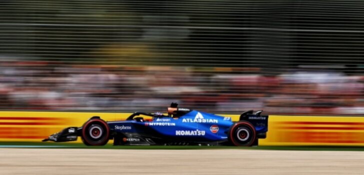 Alex Albon durante la Qualy del GP de Australia