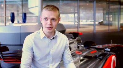 McLaren presenta a Kevin Magnussen, miembro de su programa de jóvenes pilotos