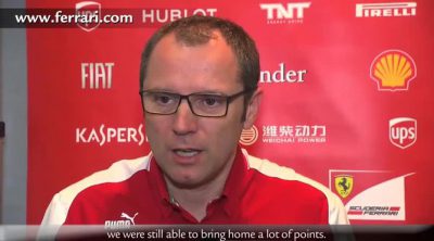 Stefano Domenicali, contento de cómo fueron las cosas en China