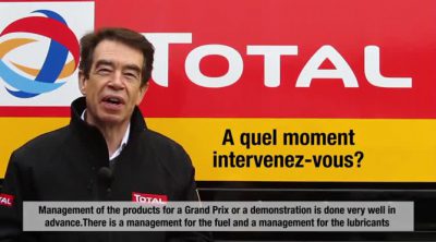 Entrevista con Philippe Girard, responsable de Total en Fórmula 1