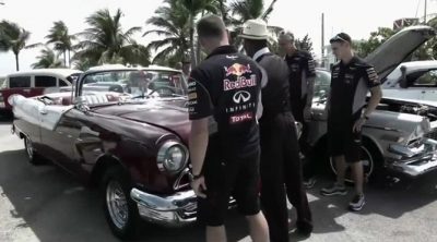 David Coulthard, de viaje en Cuba junto a Red Bull