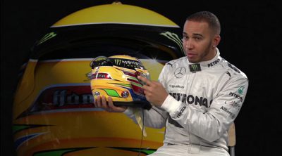 Lewis Hamilton explica el diseño de su casco