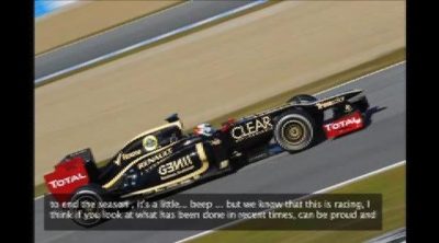 Grosjean, con humor: "Renault tenía previsto explotar el motor tras la carrera"