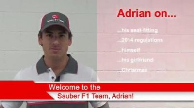 Entrevista con Adrian Sutil tras firmar por Sauber para 2014