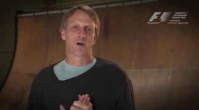 Tony Hawk promociona el GP de Australia 2014