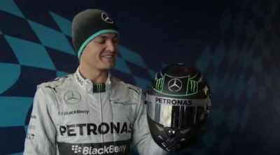 Nico Rosberg explica su nuevo diseño de casco