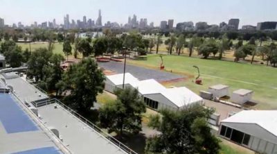 Timelapse: así se prepara Albert Park para la F1