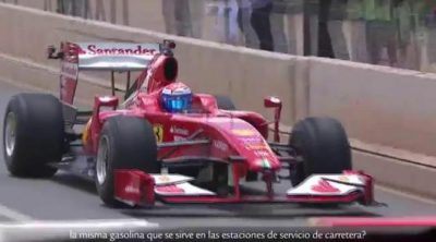 Exhibición de Ferrari y Marc Gené en Johannesburgo