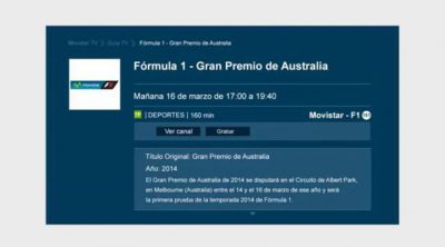 MovistarTV promociona "la F1 como nunca la habías visto"