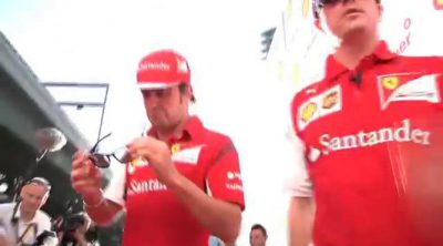 Kimi y Fernando se desafían a un reto ciclista muy especial