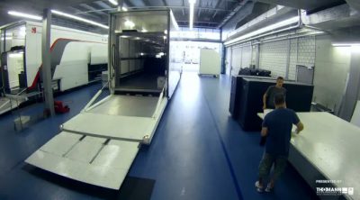 'Time-Lapse': Así carga Sauber sus camiones para las carreras europeas